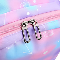 Kawaii Backpack, Tie Dye Cartoon Pattern School Bag with & Pencil Case for School Use