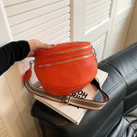 PU Large Capacity Money Backpack with Adjustable Strap - Zipper Closure Bag, Crossbody Messenger Purse for, Shopping & Everyday Use, Durable Casual Handbag (Solid Color, Fits books, Laptop, Cash)